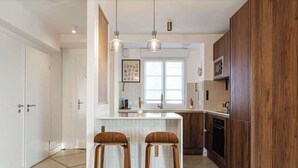 Apartment | Private kitchen - An Elegant Family Home Near Deauville (Saint-Arnoult)