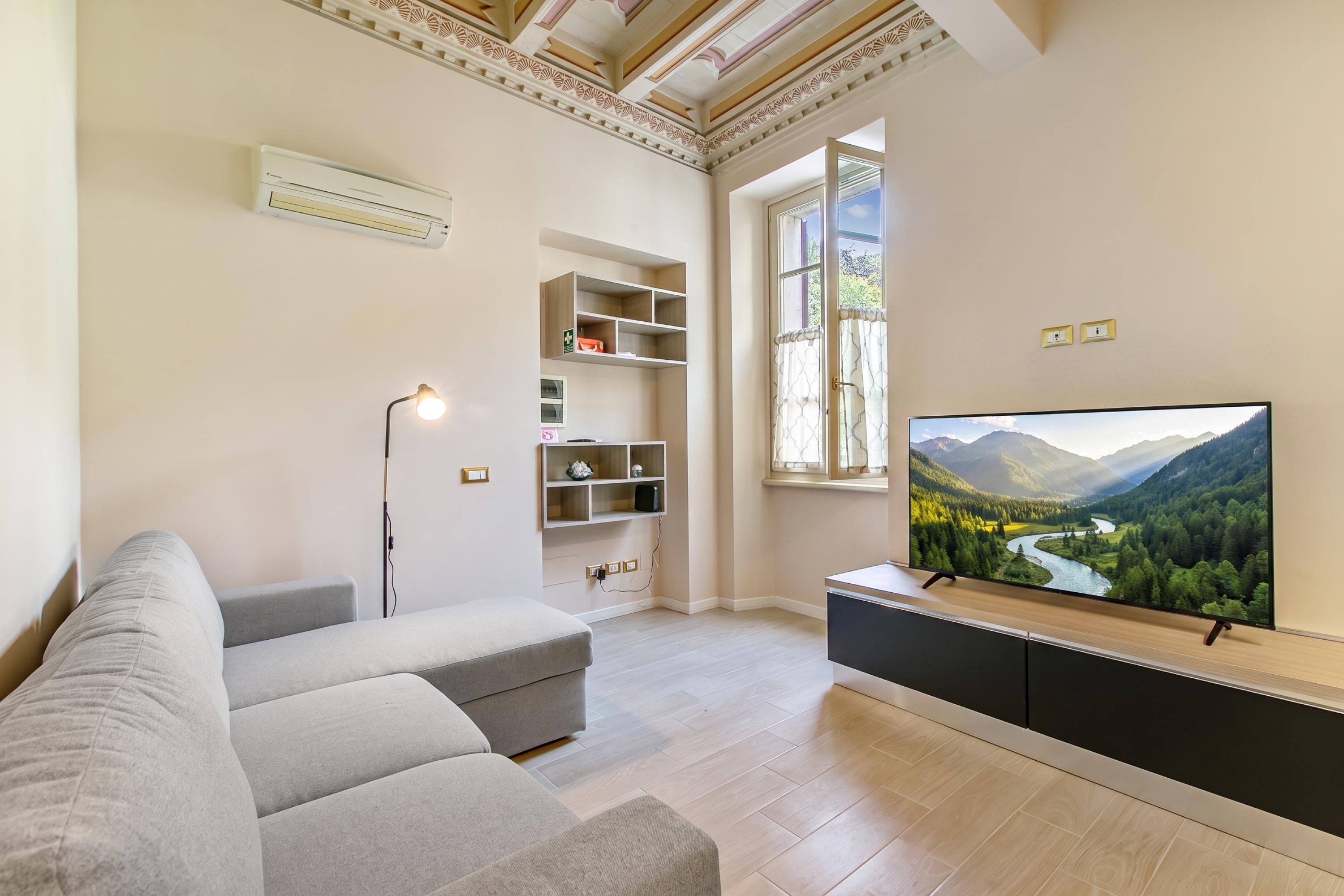Luksushuoneisto, 1 makuuhuone, mikroaaltouuni (Boutique Apartment) | Oleskelualue