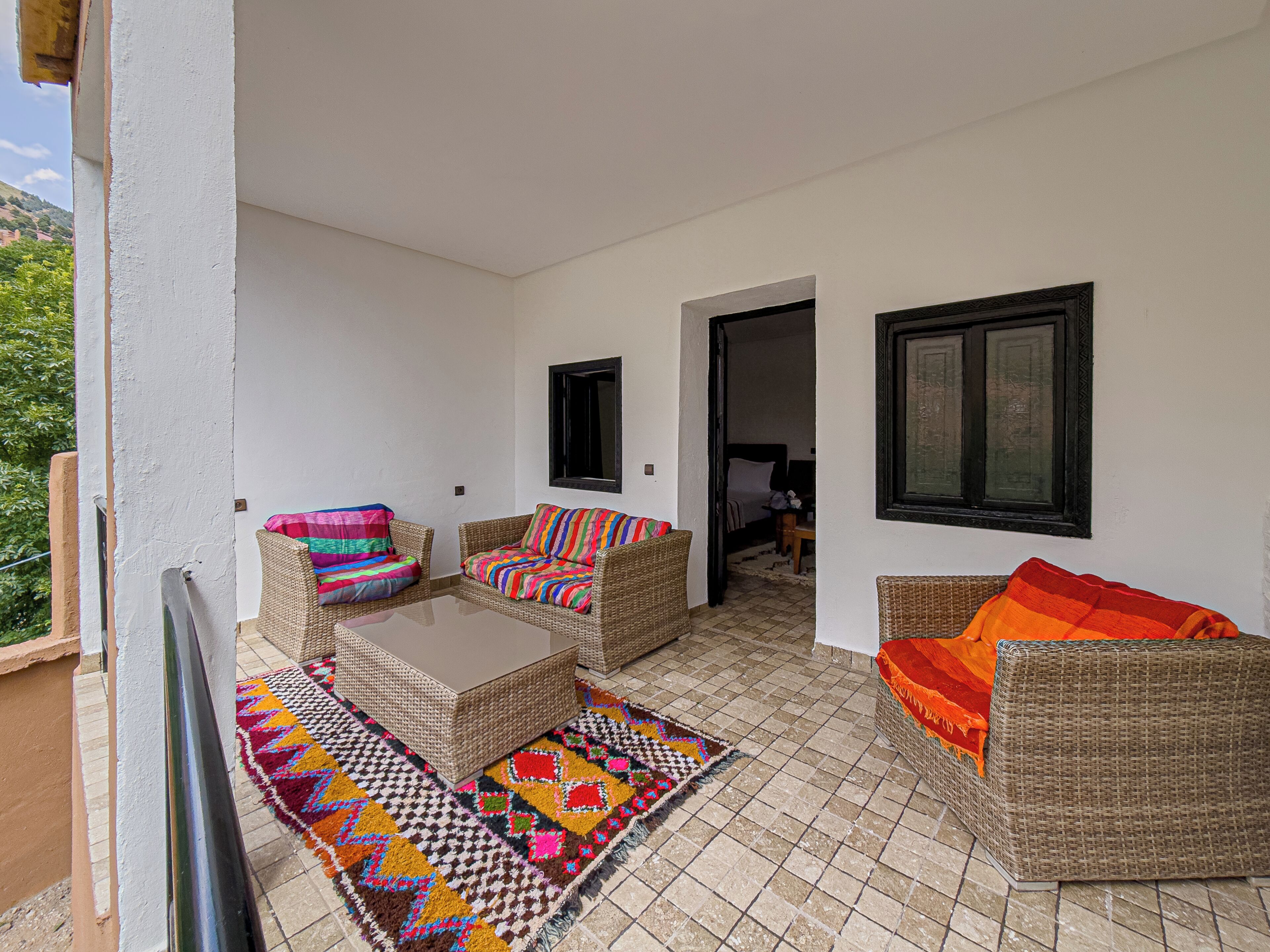 Luxury Triple Room, Balcony, Mountain View | Terrace/patio