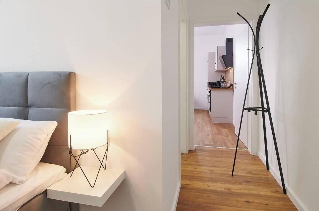 1 Schlafzimmer, Reisekinderbett, kostenloses WLAN, Bettwäsche