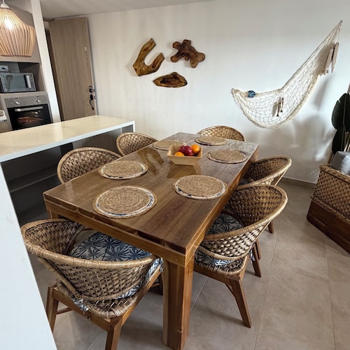 Spacious 3-bedroom apartment with AC in adorable Puerto Colombia