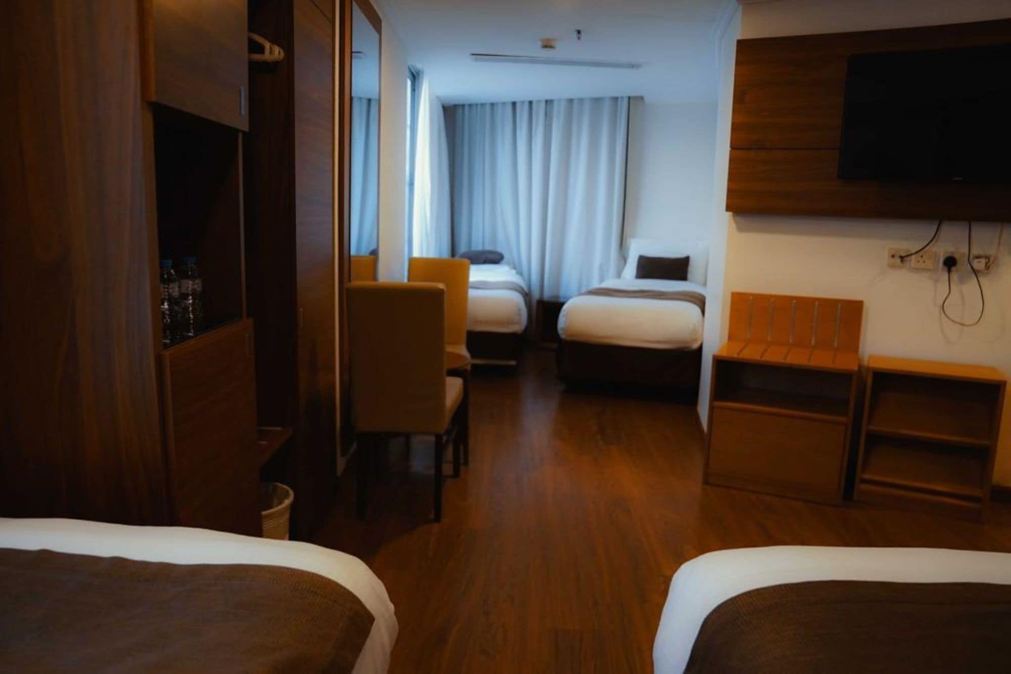 Free WiFi, bed sheets