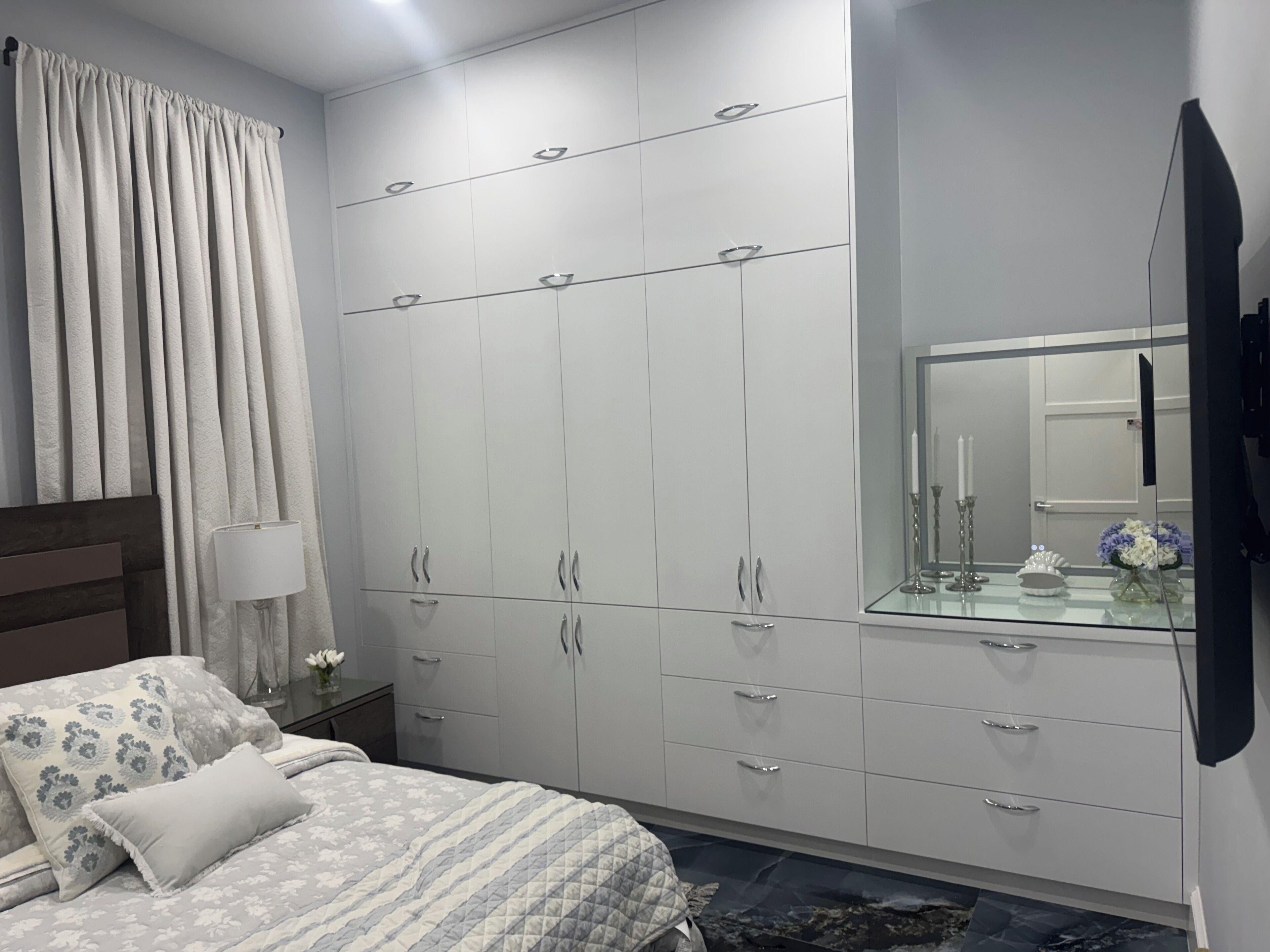 Blackout drapes, iron/ironing board, WiFi (free)