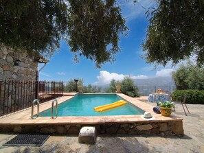 Pool - Wonderful private villa for 6 guests with WIFI, private pool, TV and terrace (Castelmola)