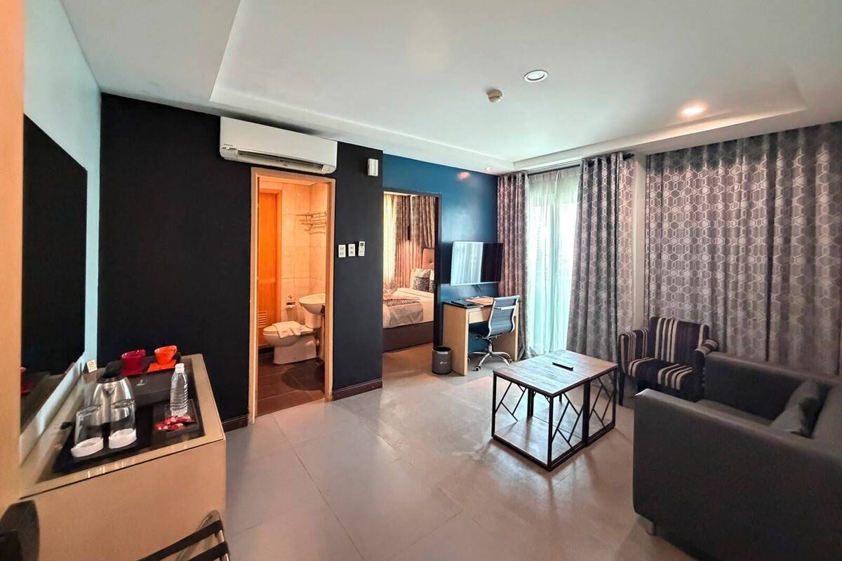 OneBedroom Suite | Caja de seguridad en la habitación, insonorización y wifi gratis