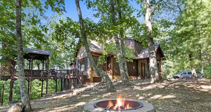 Views for Miles Outdoor Fireplace Hot Tub