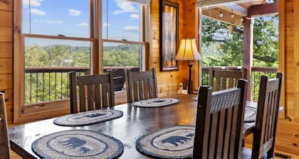 Mountain Views Hot Tub Pool Table Firepit Games