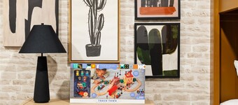 Rock Climbing Wall Pool Mini Golf Game Room Mural