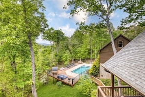 House | 5 bedrooms, high-speed internet - Heated Pool Mtn Views Sleeps 20 Game Room (Morganton)