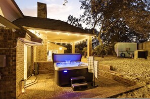 Unclassified image, 5 of 105, button - Gathering House Movie Game Room Hot Tub Pool (San Antonio)
