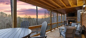 Outdoor Fireplace TV Hot Tub Pool Table Arcade