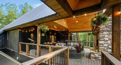 Hoch-a-frame Cabin I Sauna-hot Tub-firepit