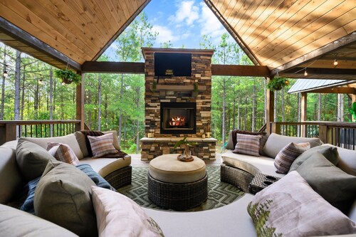 Hoch-a-frame Cabin I Sauna-hot Tub-firepit