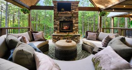 Hoch-a-frame Cabin I Sauna-hot Tub-firepit
