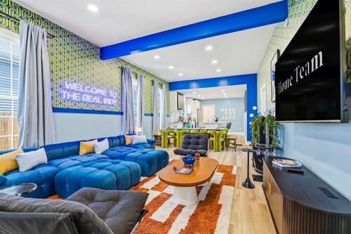 Urban Haven Indy Hot Tub Game Room