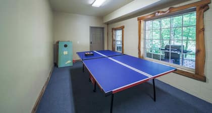 Sleeps 16 Hot Tub Sauna Dogs Welcome Ping Pong