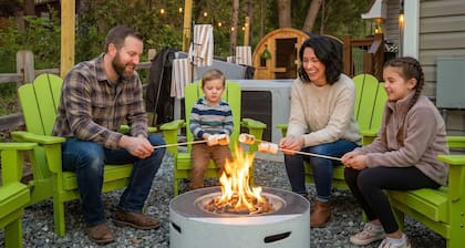 New Stargazing Dome Hot Tub Sauna Firepit