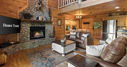 Mountain Views Hot Tub Arcade Game Firepit