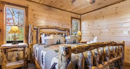 Family-friendly Cabin Hot Tub Games Views