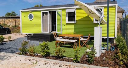 3-bedroom mobile home in soothing Balatonfőkajár with AC
