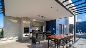 Outdoor dining - Studio in Condo With Pool and Gym Azz0402 (Cabedelo)