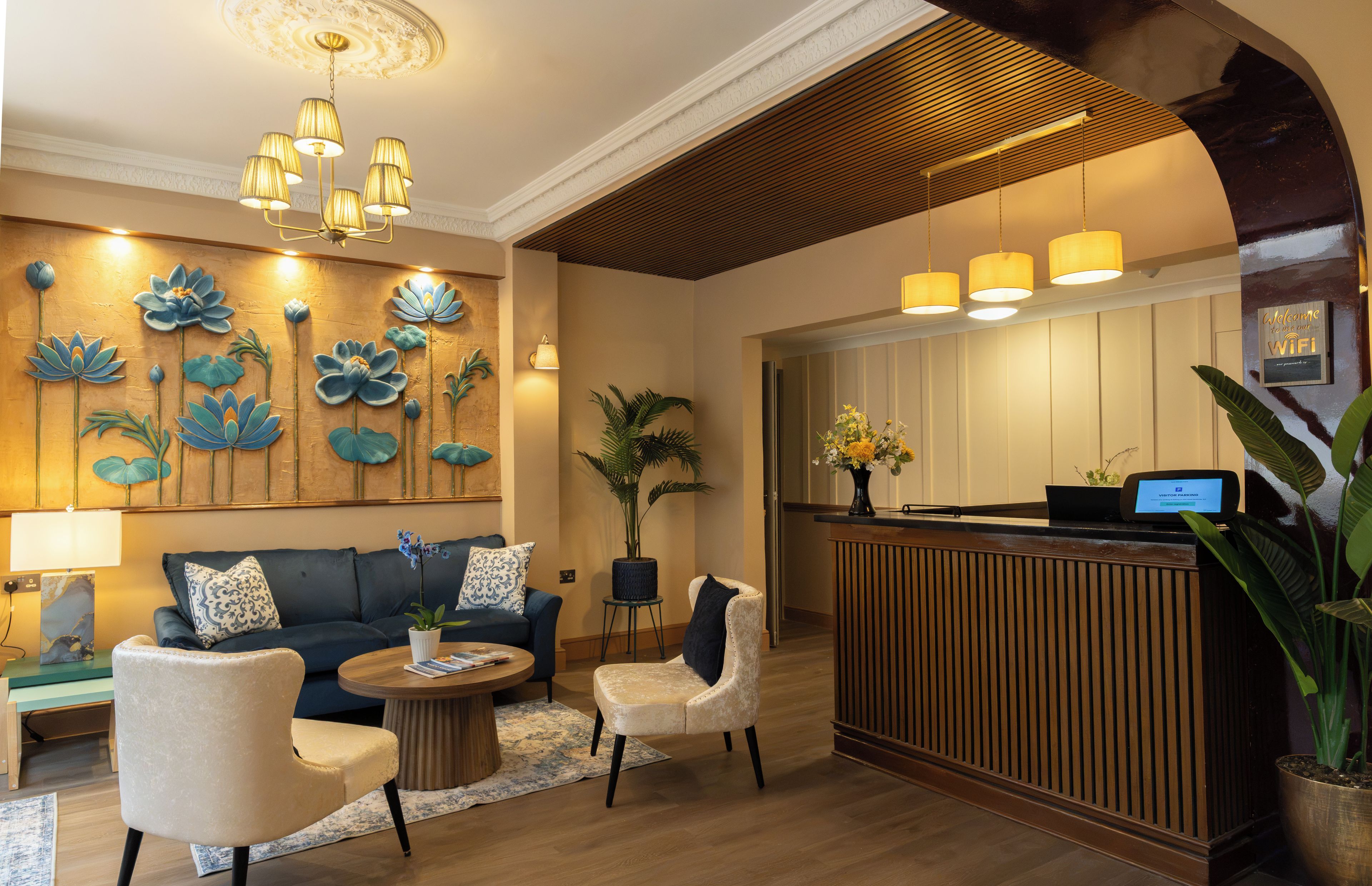 Lobby sitting area