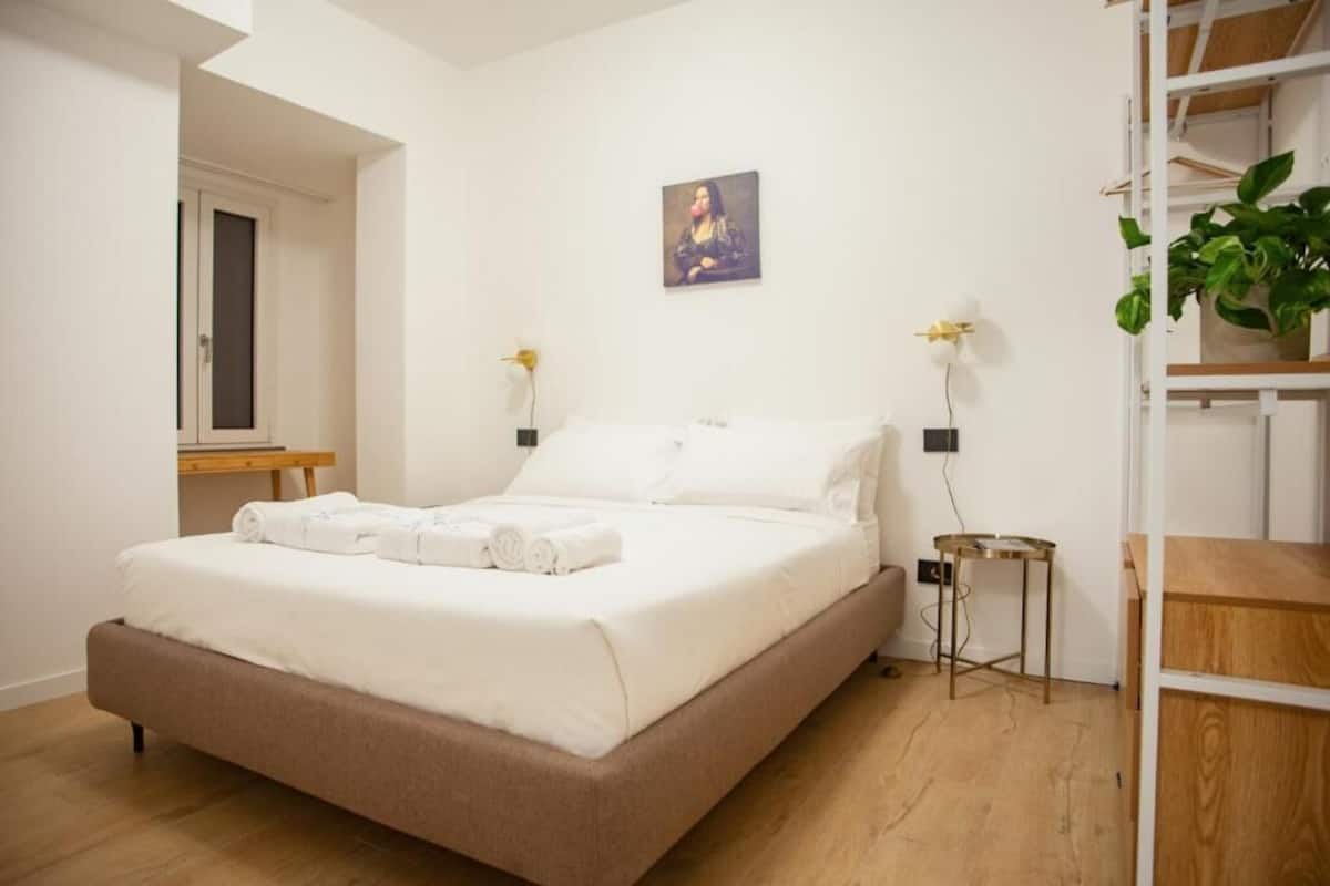 Appartement, patio, vue jardin
