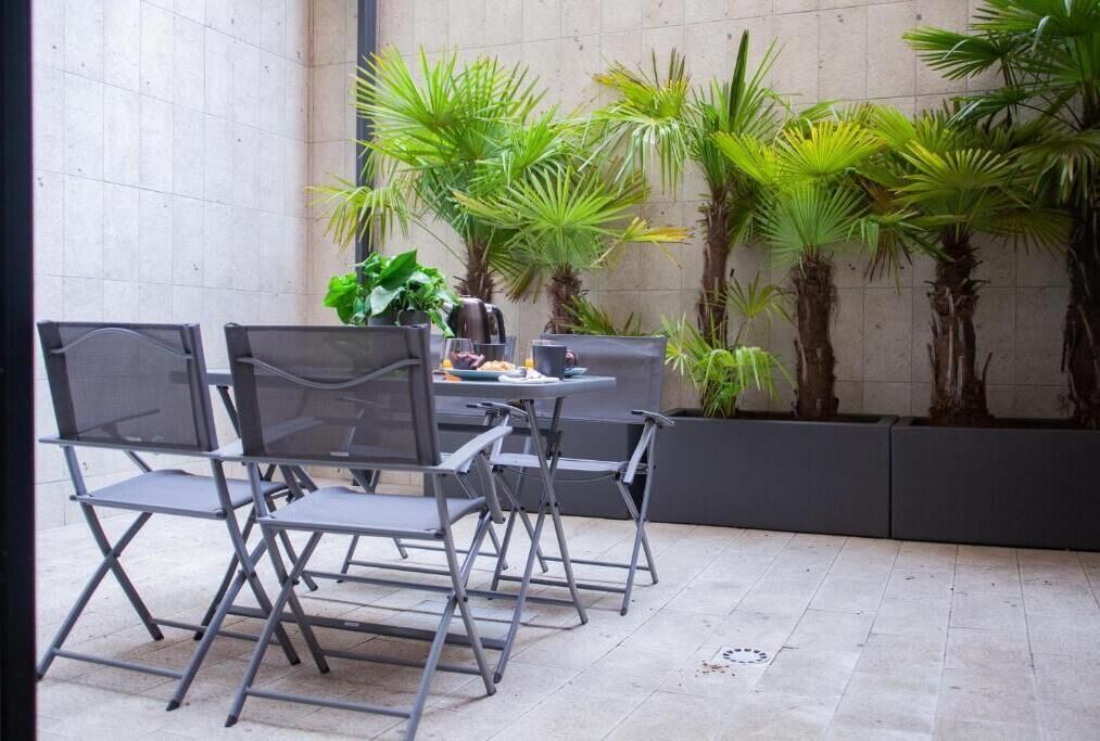 Apartment, Patio, Garden View | Outdoor dining