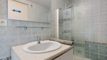 Shower, hair dryer