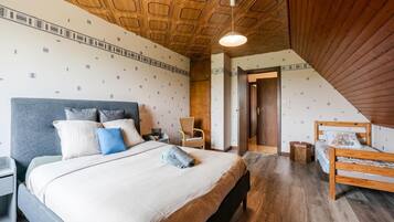 5 bedrooms, iron/ironing board, WiFi, bed sheets