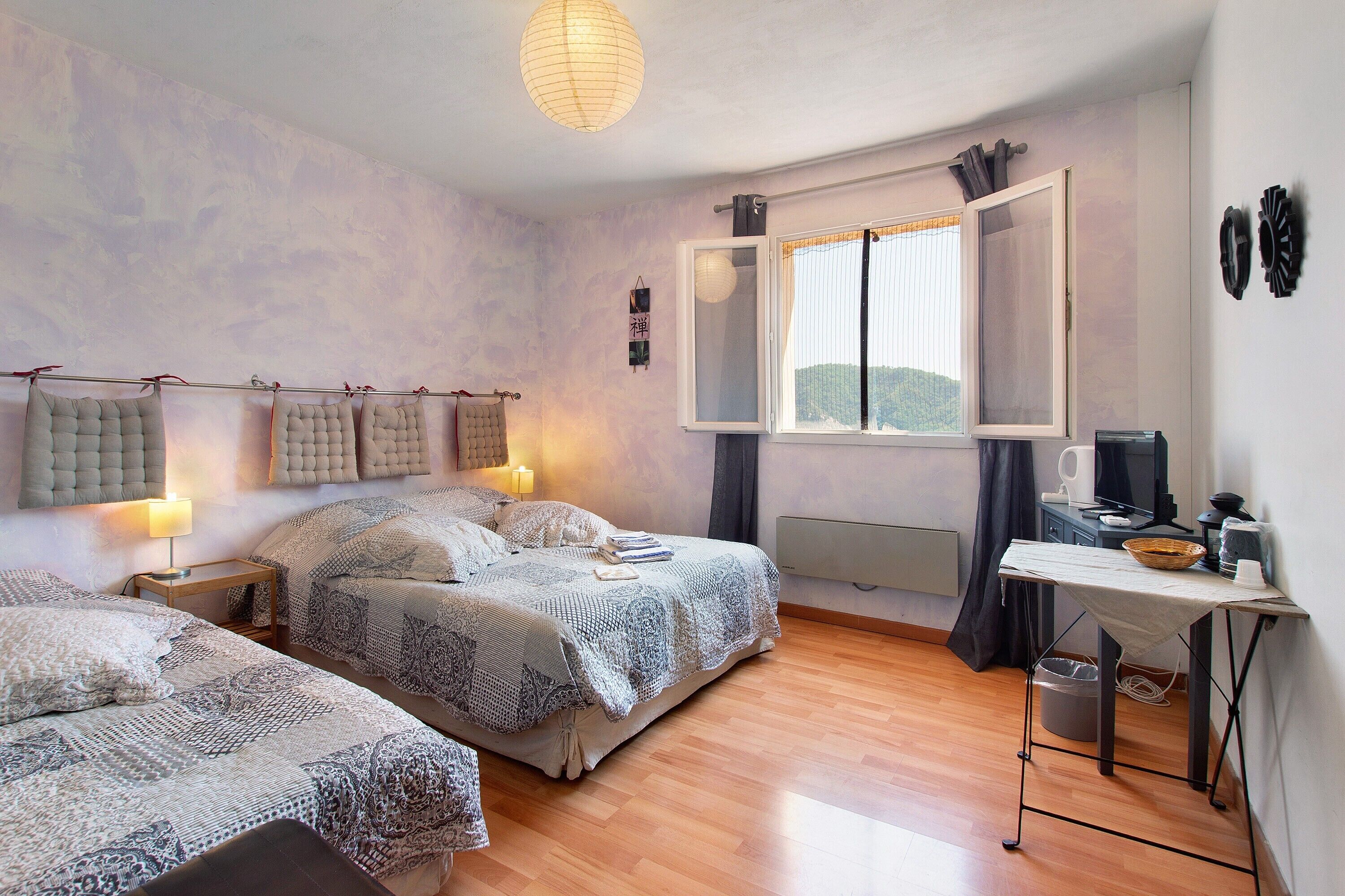 1 chambre, Wi-Fi, draps fournis