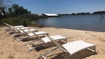 Private beach