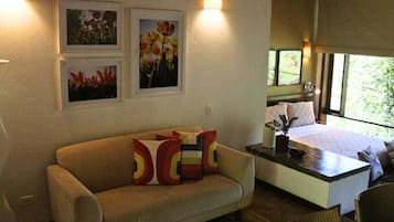 Standaard loft, veranda, uitzicht op bergen | Woonruimte