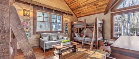 Fernseher, Kamin, Videospiele, Stereoanlage