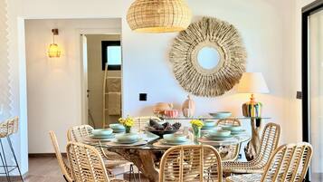 Chalet, 4 Bedrooms, Smoking, Private Pool | Dining room