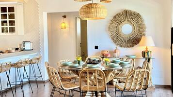 Chalet, 4 Bedrooms, Smoking, Private Pool | Dining room