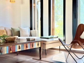 Chalet, 4 kamar tidur, Boleh Merokok, kolam renang pribadi | Ruang keluarga