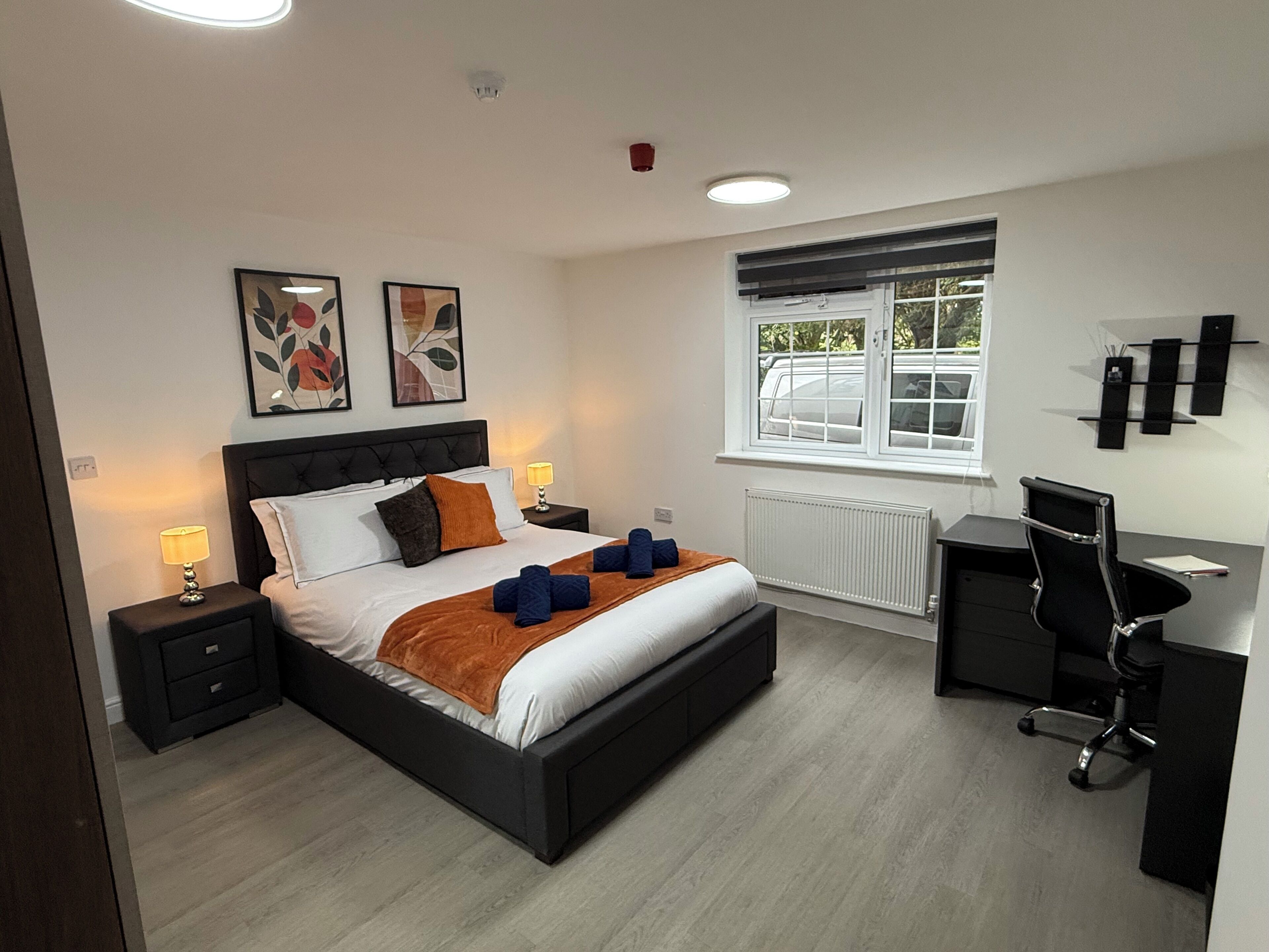 8 bedrooms, iron/ironing board, WiFi (free), bed sheets