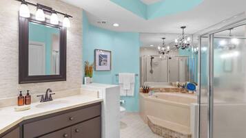 Condo, Multiple Beds, Pool Access, Ocean View (SeaChase 1004W) | Bathroom | Towels