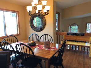 Dining - This home has the WOW factor! Completely and quality remodeled in 2013. (Estes Park)
