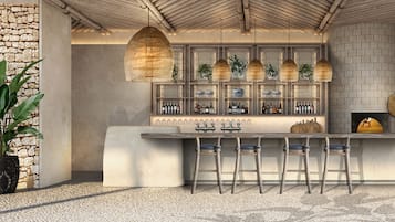 Poolside bar