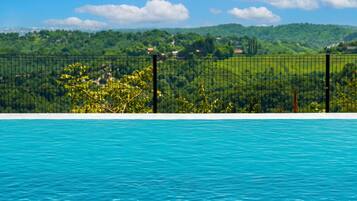 Family Villa, 3 Bedrooms, Balcony, Mountainside (Vineyard Panorama Villa With Pool And) | Pool | Seasonal outdoor pool