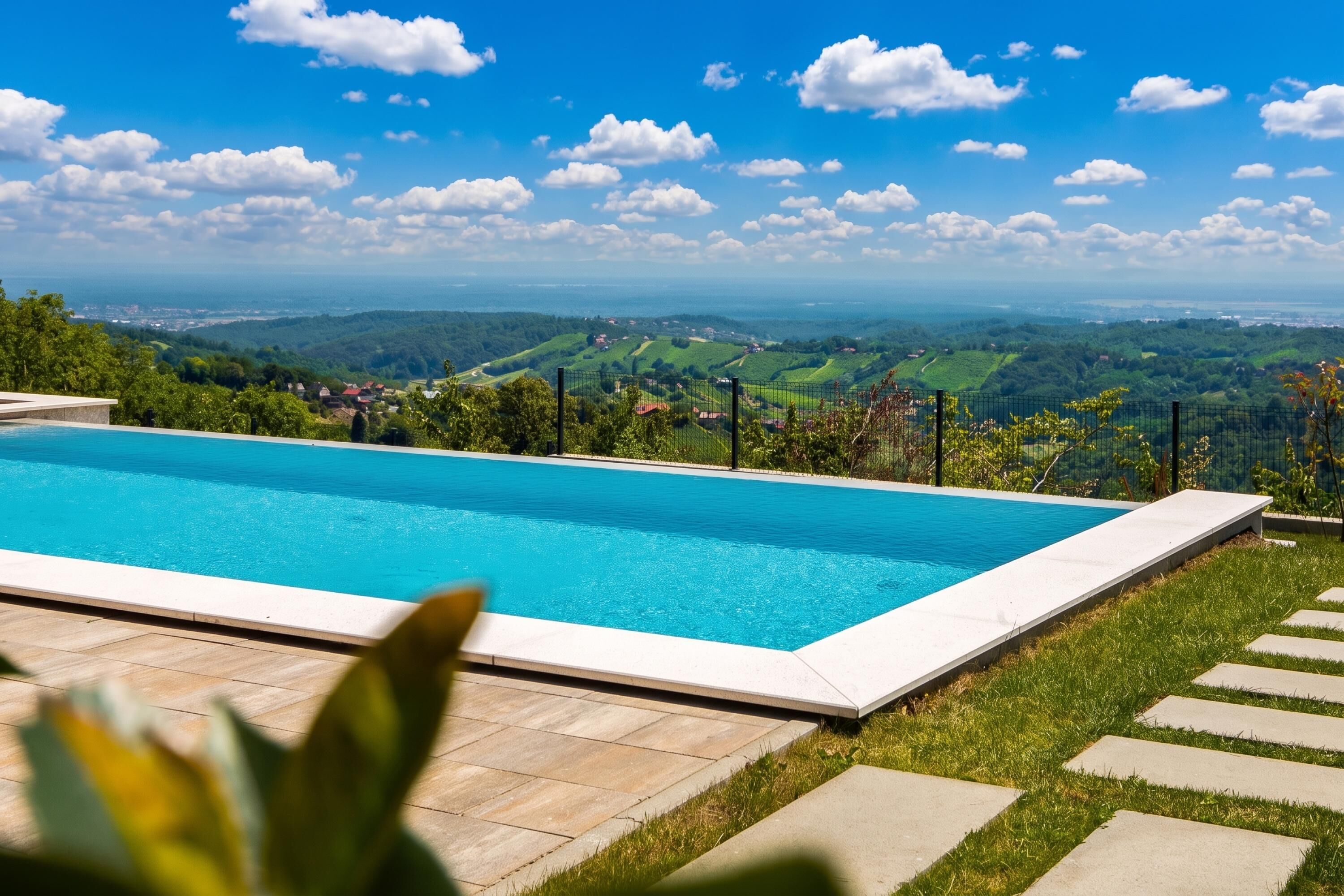Family Villa, 3 Bedrooms, Balcony, Mountainside (Vineyard Panorama Villa With Pool And) | Pool | Seasonal outdoor pool