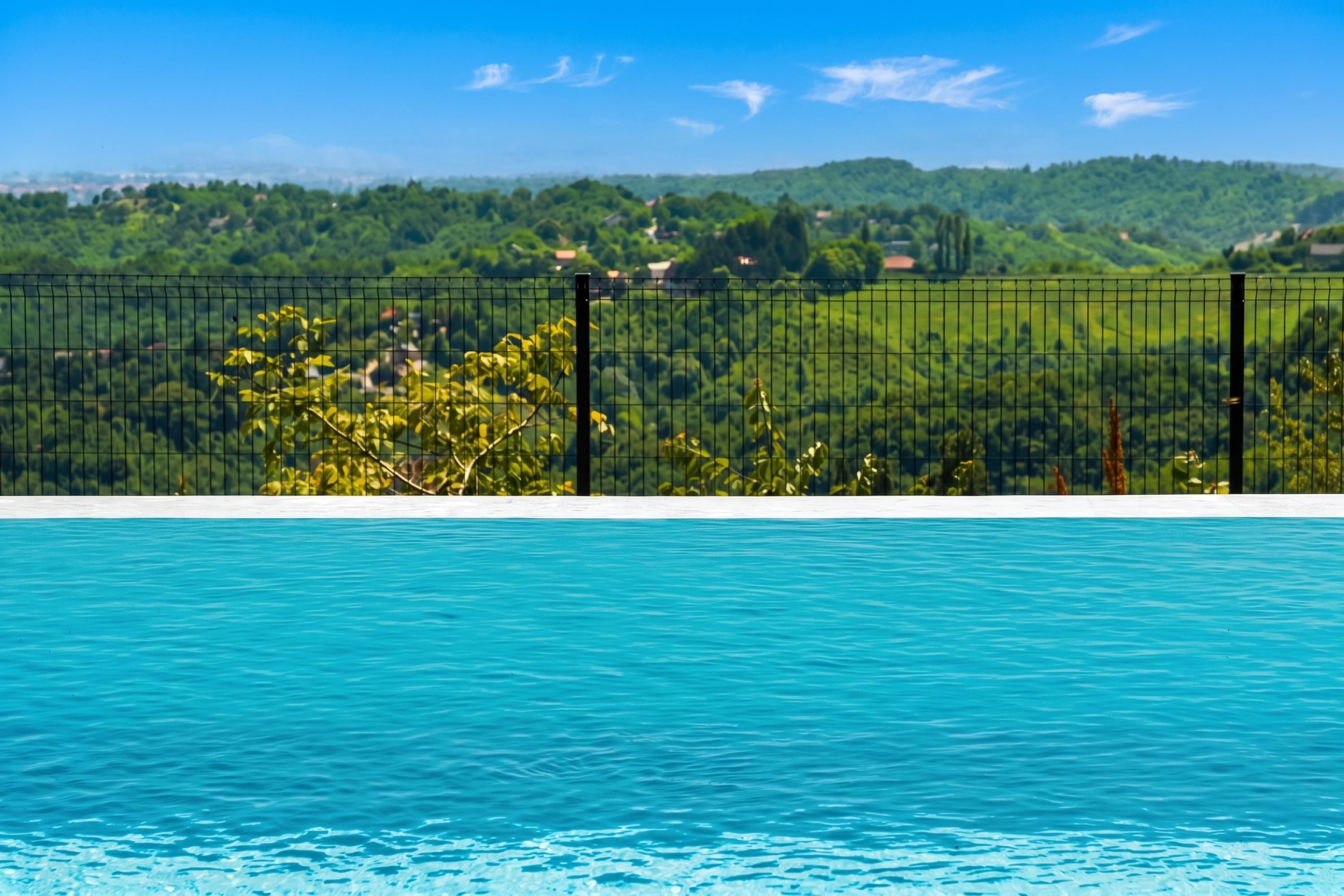 Familievilla, 3 soverom, balkong, ved fjell (Vineyard Panorama Villa With Pool And) | Basseng