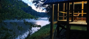:) Riverfront Writers Dream| BuildaFire Skip Rocks #2
