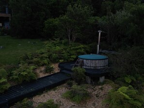 Outdoor spa tub - View Panguipulli (Panguipulli)