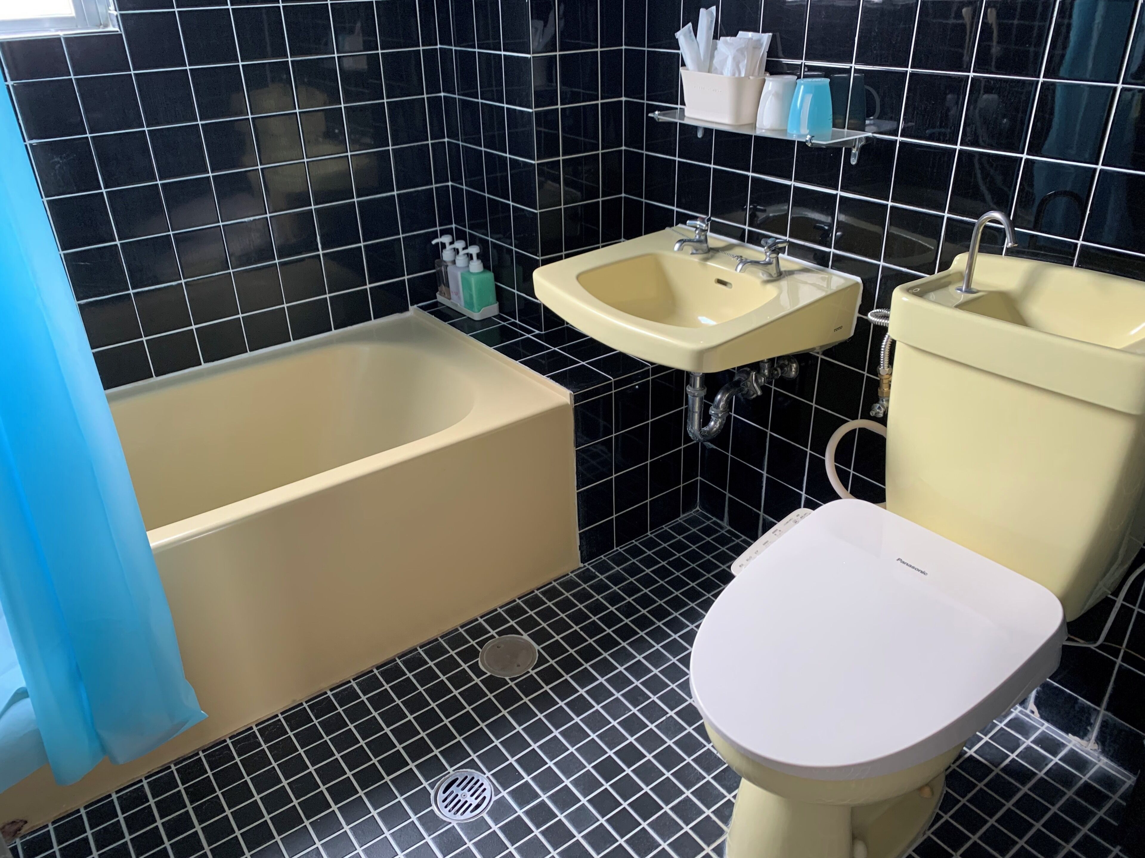 Free toiletries, hair dryer, towels, shampoo