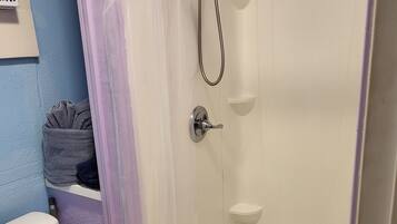 Hair dryer, towels