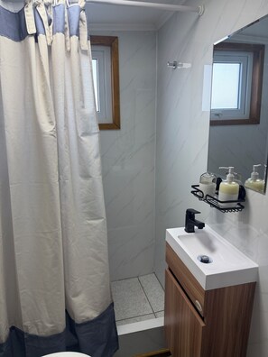 Towels, soap, toilet paper