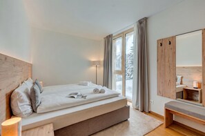Bedroom - Residenza Tilia 204 San Bernardino Alpine Apartments, San Bernardino, Switzerland (San Bernardino)